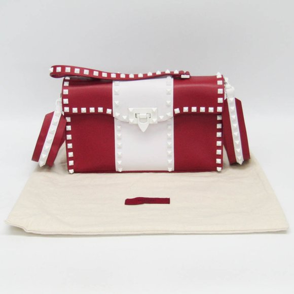 VALENTINO GARAVANI Red Leather Shoulder Bag - Picture 2 of 16